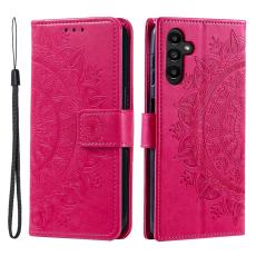  Samsung Galaxy S25 FE Fodral Mandala L&auml;der Rosa