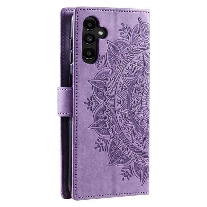 Bild 6,  Samsung Galaxy S25 FE Fodral Mandala Läder Lila