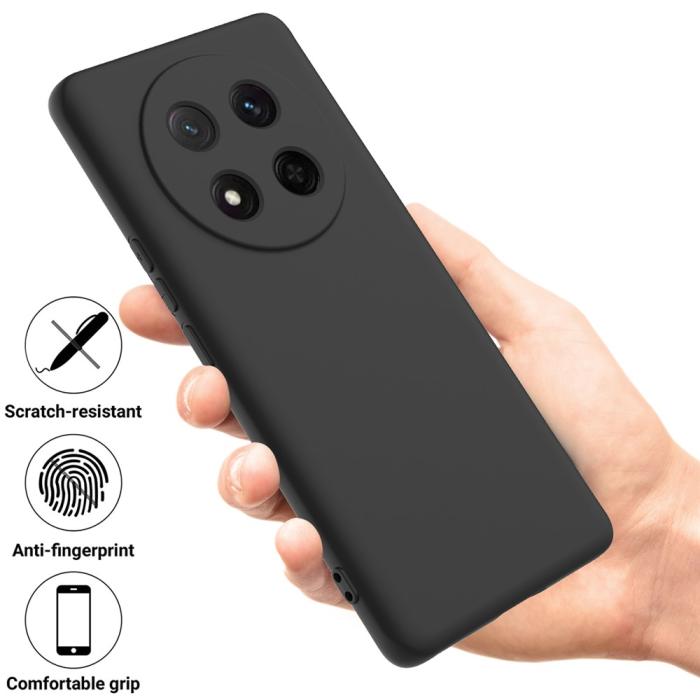 Bild 2,  Honor Magic7 Lite Skal Liquid Silikon Svart