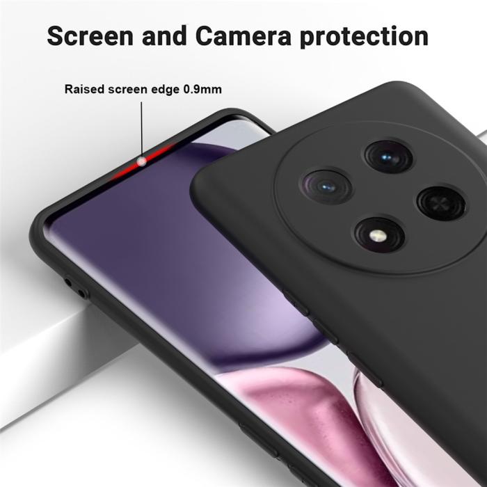 Bild 4,  Honor Magic7 Lite Skal Liquid Silikon Svart