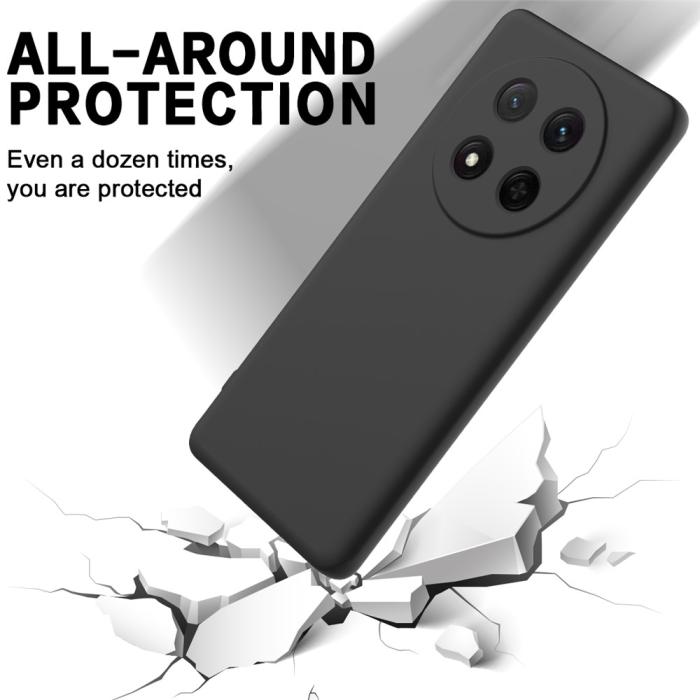 Bild 5,  Honor Magic7 Lite Skal Liquid Silikon Svart