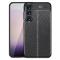  Samsung Galaxy S24 Plus Skal Litchi Textur Svart