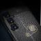  Samsung Galaxy S24 Plus Skal Litchi Textur Svart