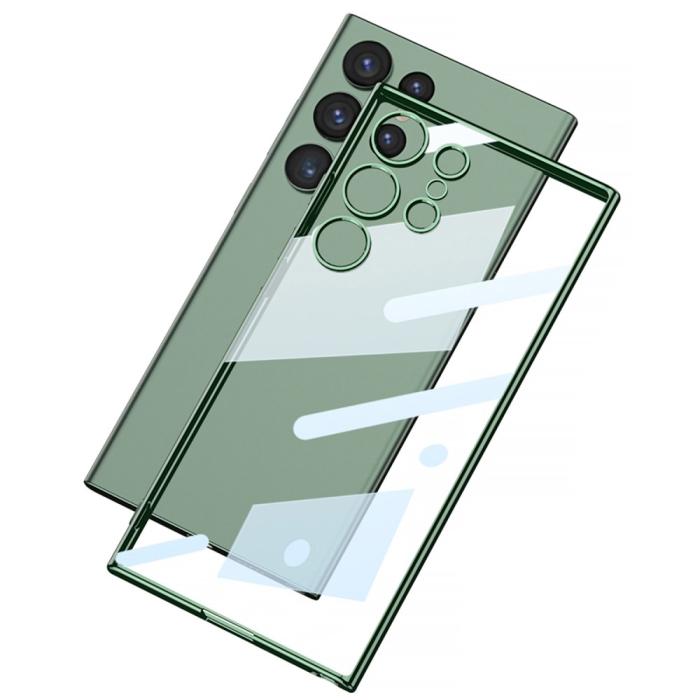 Bild 2, GKK GKK Galaxy S24 Ultra Skal Electroplate TPU Midnight Green