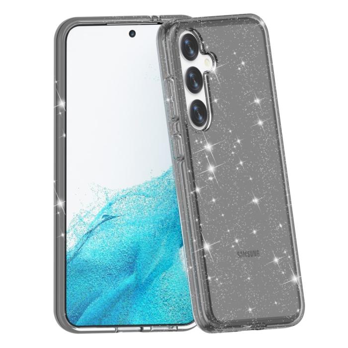 Bild 4,  Samsung Galaxy S24 Skal Sparkling Glitter Svart