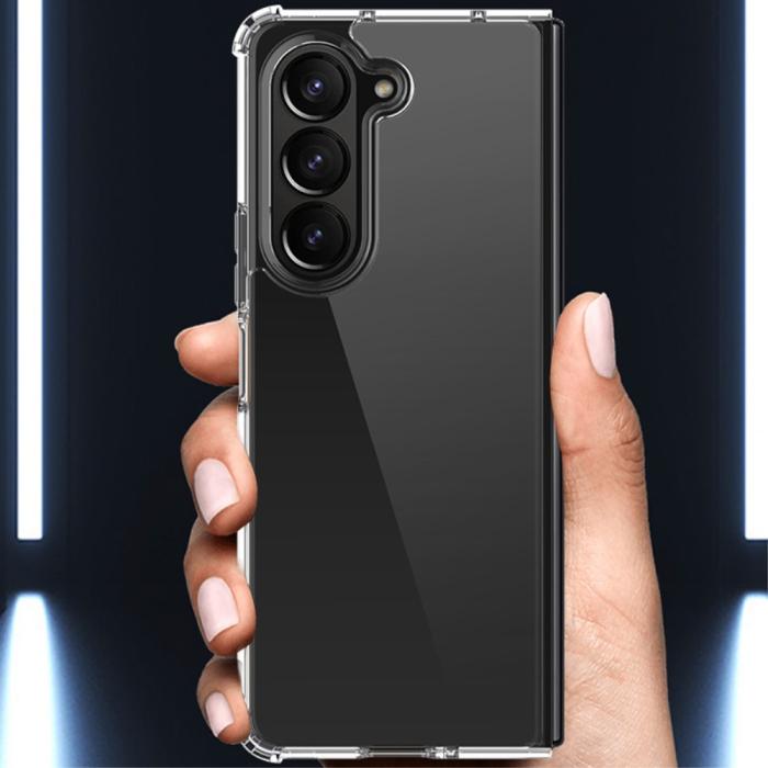 Bild 6,  Samsung Galaxy Z Fold 5 Skal Shockproof Hybrid Transparent