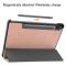  Samsung Galaxy Tab S9 Fodral Tri-Fold Läder Roséguld