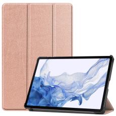 Samsung Galaxy Tab S9 Fodral Tri-Fold L&auml;der Ros&eacute;guld