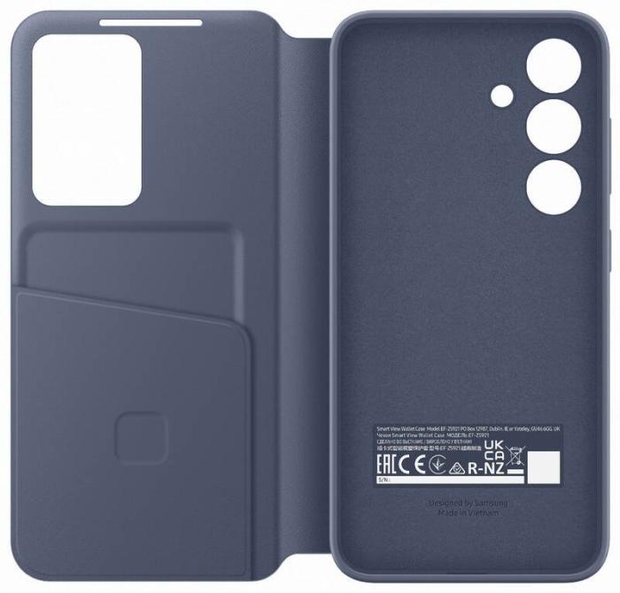 Bild 4, Samsung Samsung Galaxy S24 Fodral Smart Clear View Violet