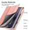 DUX DUCIS DUX DUCIS Samsung Galaxy Tab S7 Plus / Tab S8 Plus DOMO Tri-Fold Fodral Roséguld