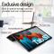  Samsung Tab S7 / Tab S8 - Tri-Fold Fodral Med Pennhållare - Svart