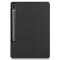  Samsung Galaxy Tab S7 Plus / Tab S8 Plus Tri-Fold Fodral Pennhållare Svart