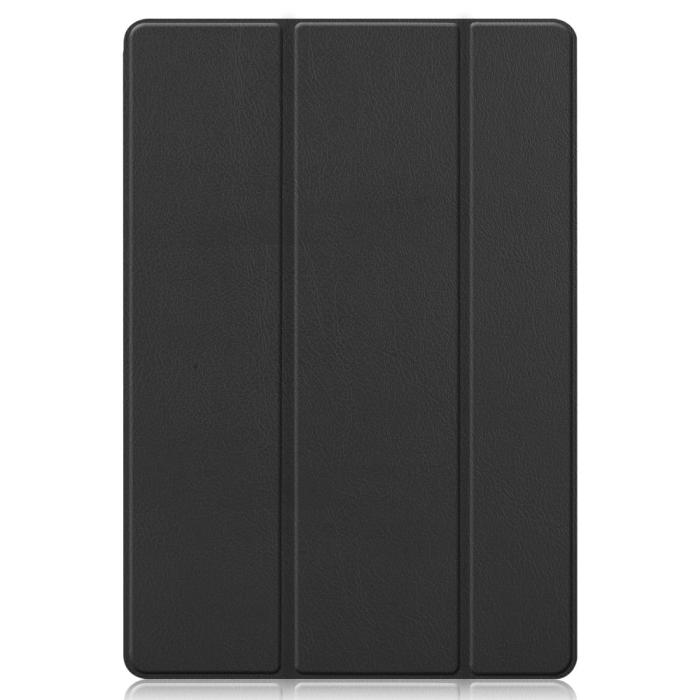 Bild 3,  Samsung Galaxy Tab S7 Plus / Tab S8 Plus Tri-Fold Fodral Pennhållare Svart