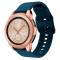  Silikon Armband För Smartwatch (20mm) - Mörk Blå