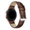  Äkta Läder Armband Krokodil Textur (20mm) - Brun