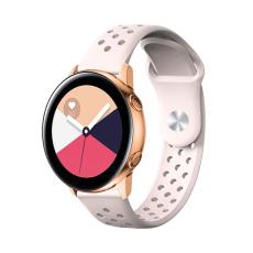  Tr&auml;ningsarmband I Ih&aring;ligt Silikon (20mm) - Ljus Rosa