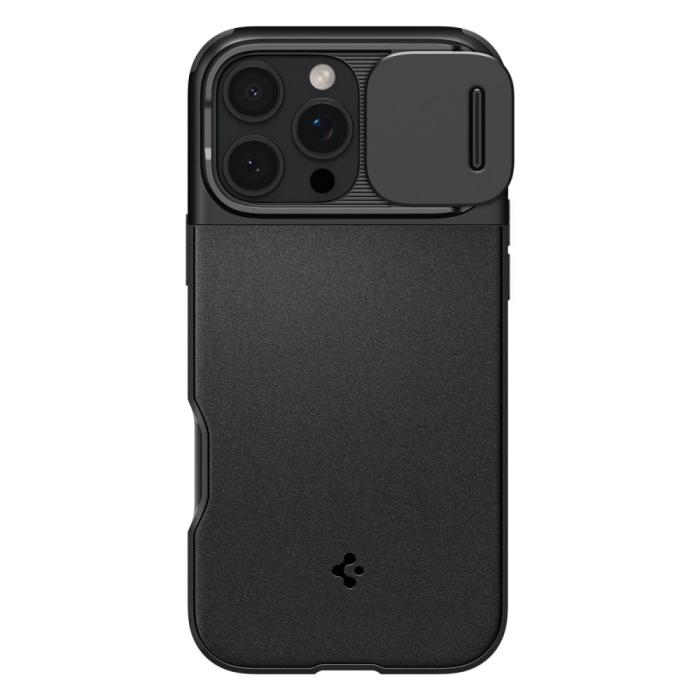 Bild 2, Spigen Spigen iPhone 16 Pro Skal MagSafe Optik Armor Black