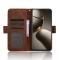  Xiaomi 15T Pro Fodral Med Avtagbart Kortfack Brun