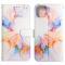  iPhone 14 Plus Fodral Marmor Textur Galaxy Marble White