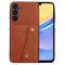  Samsung Galaxy A26 5G Skal Läder Med Kortfack Och Magnet