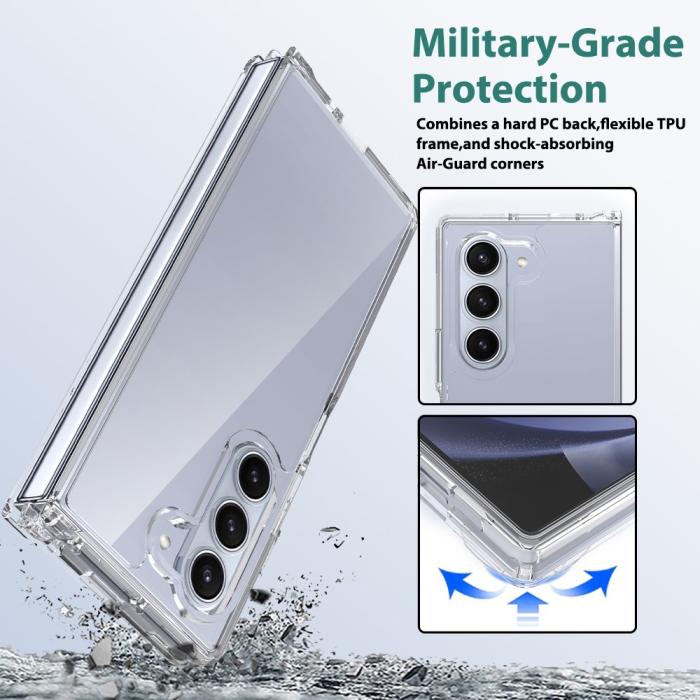 Bild 5,  Galaxy Z Fold 6 Skal TPU/Akryl Transparent