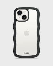 holdit holdit iPhone 15 / 14 / 13 Skal Wavy Svart/Transpa