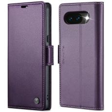 CASEME CASEME Google Pixel 10a Fodral RFID L&auml;der Lila