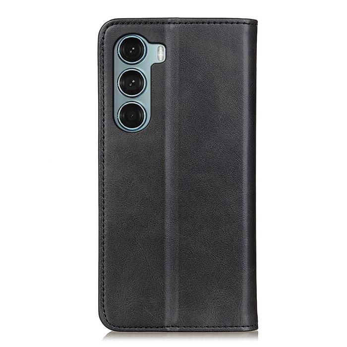 Bild 3,  Motorola Moto G200 Fodral Flip Läder Svart