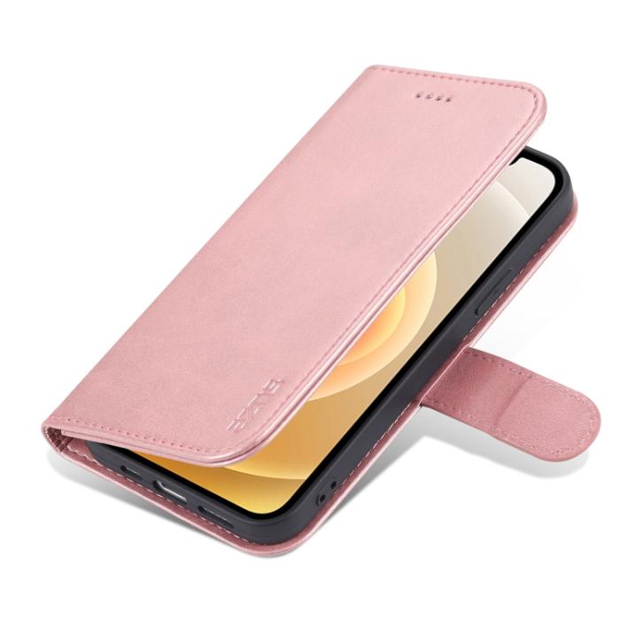 Bild 4, AZNS AZNS iPhone 14 Fodral Läder Roséguld