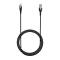Gear GEAR Laddkabel PRO MFi USB-A - Lightning 1.5m Kevlarkabel Svart