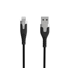 Gear GEAR Laddkabel PRO MFi USB-A - Lightning 1.5m Kevlarkabel Svart