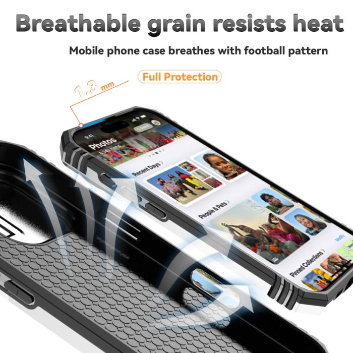 Bild 4,  iPhone 16 Pro Max Skal CamShield Ring Hybrid Silver