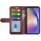  Samsung Galaxy A55 5G Fodral Crazy Horse Läder Brun