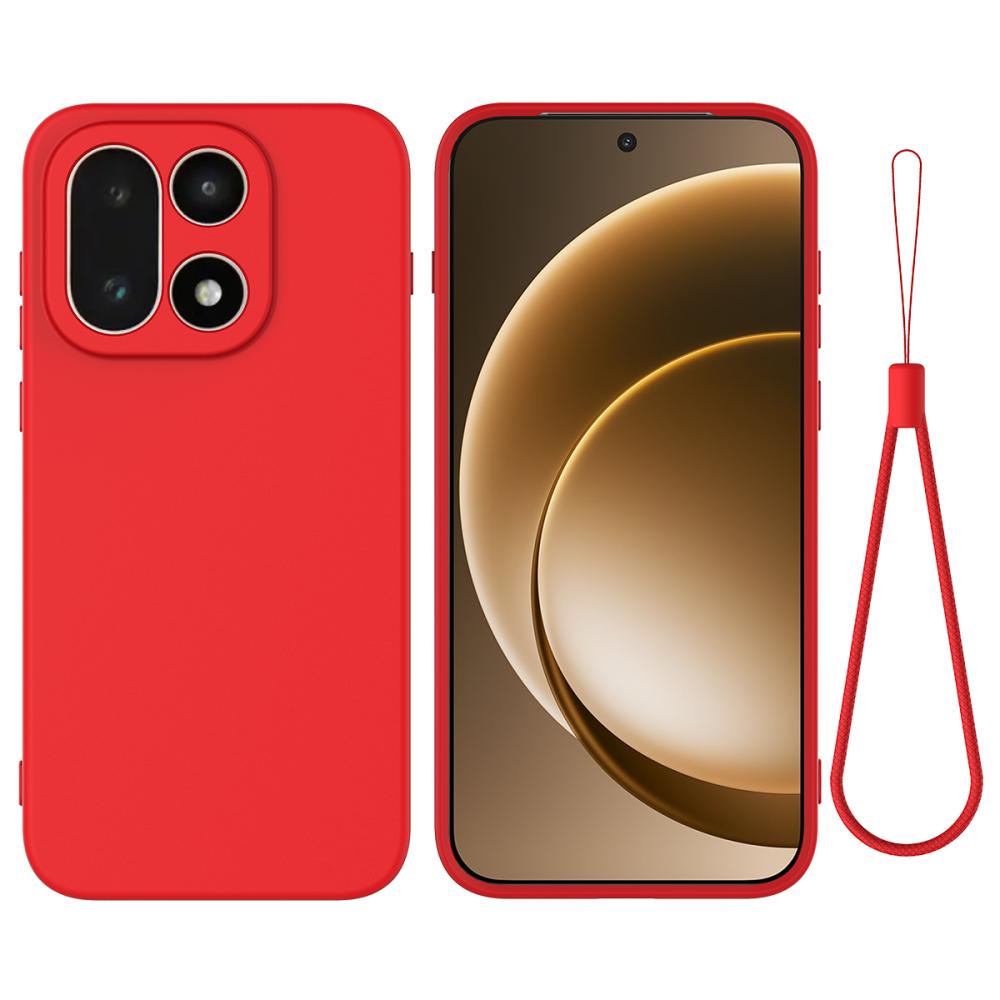  OnePlus 15 Skal Liquid Silikon Röd