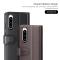  Sony Xperia 10 V Fodral Premium Split Läder Brun