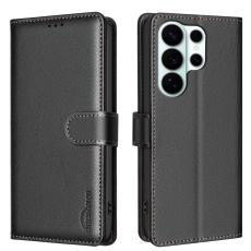 BINFEN BINFEN Samsung Galaxy S26 Ultra Fodral RFID L&auml;der Svart