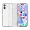  iPhone 17 Skal Hybrid Glitter Vit