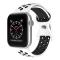 ColorPop Sportarmband Dual-Color Apple Watch 42/41/40/38 mm (S/M) Vit/Svart