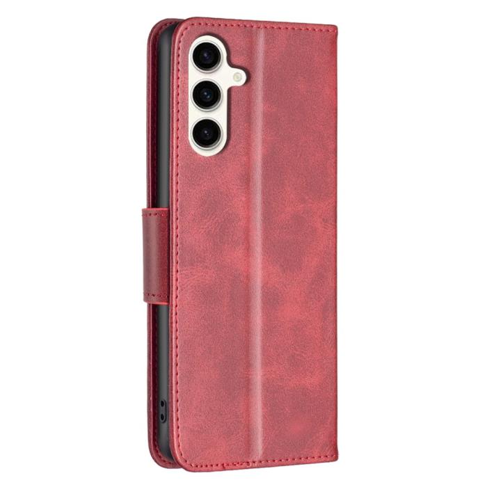 Bild 5,  Samsung Galaxy S24 FE Fodral Läder Röd