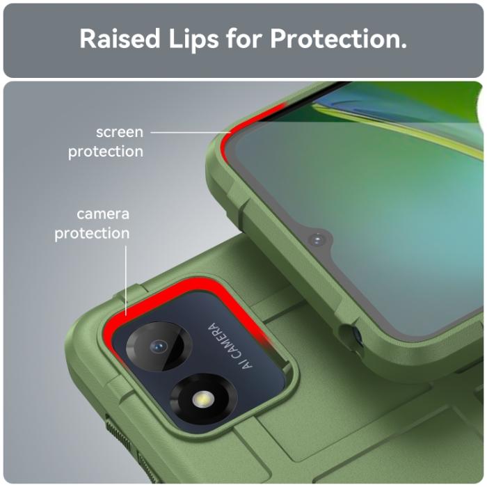 Bild 5,  Motorola Moto E13 Skal Robust Grön