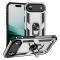  iPhone Air Skal Shockproof Hybrid Ring Silver
