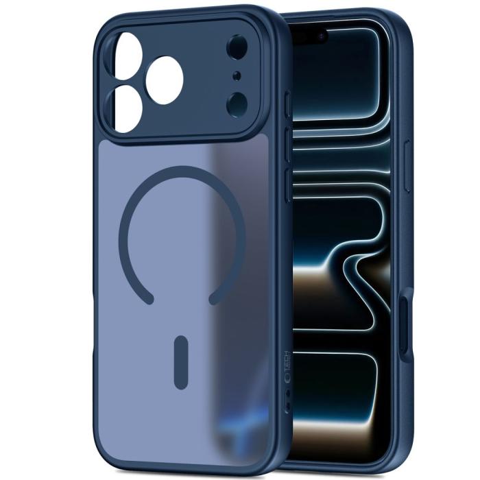 Bild 3, Tech-Protect Tech-Protect iPhone 17 Pro Skal MagSafe BasicMag Deep Blue