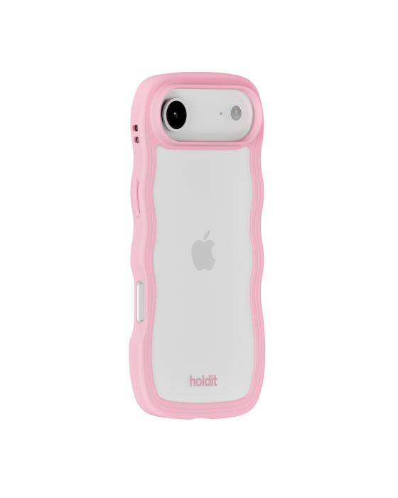 Bild 3, holdit holdit iPhone Air Mobilskal Wavy Pink/Transparent