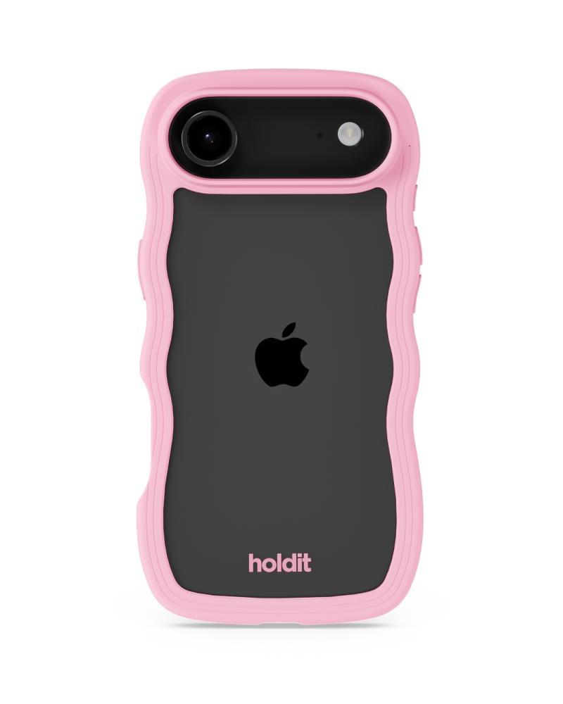holdit holdit iPhone Air Mobilskal Wavy Pink/Transparent