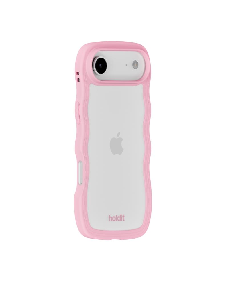 holdit holdit iPhone Air Mobilskal Wavy Pink/Transparent
