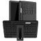  Samsung Galaxy Tab S7 Plus / Tab S8 Plus Skal Rugged Kickstand Armor Svart