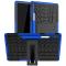 Samsung Galaxy Tab S7 Plus / Tab S8 Plus Skal Rugged Kickstand Armor Blå