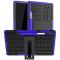  Samsung Galaxy Tab S7 Plus / Tab S8 Plus Skal Rugged Kickstand Armor Lila
