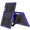  Samsung Galaxy Tab S7 Plus / Tab S8 Plus Skal Rugged Kickstand Armor Lila