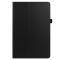  Samsung Galaxy Tab S7 Plus / Tab S8 Plus Litchi Läder Fodral Svart